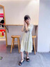 G.DUCKKIDS童裝女童連衣裙夏季24新款兒童裙子中大童夏裝學(xué)院風(fēng)A字裙12女孩 圖片色 170 尺碼15~16歲【160-170cm】 曬單實(shí)拍圖