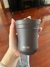 膳魔師（THERMOS）保溫杯260ml旅行茶壺茶杯套組保冷水杯子露營TCMU-200霧棕 曬單實(shí)拍圖