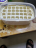 按壓冰塊模具食品級制冰盒家用神器制冰盒大號冰格易脫冰 卡其色 單層28格 曬單實拍圖