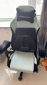 DXRACER 漂移系列 迪銳克斯人體工學(xué)電競椅子電腦椅游戲辦公家用 青黑色 /布藝 鋁合金腳 曬單實(shí)拍圖