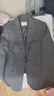 艾妃琳正裝女套裝職場氣質(zhì)工作服春秋前臺工作裝職業(yè)女神范西裝套裙高端 長袖灰色西裝+褲子 S建議90-99斤 曬單實(shí)拍圖