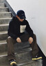 圣嵐菱形十字架耳釘男士單只潮流耳釘男生耳墜小眾設(shè)計感高級百搭耳飾 一對【禮盒裝】 曬單實拍圖