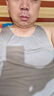 松山棉店商場(chǎng)同款男士背心120支超細(xì)莫代爾簡約無痕汗衫打底衫白色2XL 曬單實(shí)拍圖