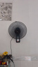 美的（Midea）【五葉颶風(fēng)】工業(yè)遙控壁扇/掛壁式商居兩用風(fēng)扇/120°廣角搖頭定時電風(fēng)扇/工廠通風(fēng)吊扇 FW40-11AR 曬單實(shí)拍圖