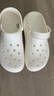 卡駱馳（crocs）泡芙Clog洞洞鞋男女鞋厚底增高涼拖拖鞋沙灘涼鞋 M5W7 曬單實(shí)拍圖