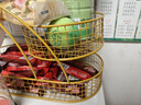 林家小子輕奢鐵藝水果盤客廳茶幾家用多層水果籃糖果點心擺放盤餐桌置物籃 輕奢金帶紙巾盒小滿勝萬全 曬單實拍圖