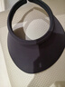 無印良品（MUJI）防紫外線 遮陽帽 帽子防曬帽  硬核防曬 空頂帽 DBC34A5S 深灰色 55-59cm 曬單實拍圖