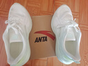 安踏（ANTA）毒刺6女鞋運動鞋子女春夏季減震回彈網(wǎng)面休閑鞋透氣輕便跑步鞋 象牙白/蜜桃橙【毒刺5】 38 曬單實拍圖