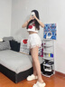 皓娥打底褲女防走光穿短褲jk保險(xiǎn)褲夏季薄款可外穿南瓜褲蕾絲安全褲 【白色】【80-120斤】 曬單實(shí)拍圖