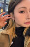 中國黃金（CHINA GOLD）S925銀逐月蝴蝶耳釘女款清冷感星星月亮耳飾情人節(jié)生日禮物送女友 【今/次日達】逐月蝴蝶耳釘 曬單實拍圖