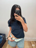 HOLLISTER25夏季新款baggy風(fēng)辣妹Y2K翻腰牛仔短褲女裝KI349-5169 中間色水洗 （腰頭花紋深淺隨機(jī)發(fā)貨） 27 165/68A 4標(biāo)準(zhǔn)版 曬單實(shí)拍圖