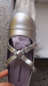 暇步士（Hush Puppies）童鞋女童皮鞋春夏季新款兒童鞋軟底鞋子小女孩演出公主鞋寶寶單鞋 HP4343銀色 35 適合腳長22.1cm 曬單實拍圖