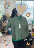 羅蒙（ROMON）棉寬松襯衫女2025春裝新款慵懶風(fēng)立體剪裁廓形上衣女士襯衣 綠色 XL 建議130-145斤 曬單實(shí)拍圖