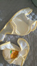 馬博士嬰兒護膝刺繡爬行兒童護膝魔術(shù)貼可調(diào)節(jié)寶寶學步防摔護肘護膝黃色 曬單實拍圖