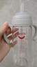 愛得利（evorie）吸管奶瓶一歲以上大寶寶斷奶奶瓶嬰兒寬口徑耐摔Tritan奶瓶 曬單實拍圖