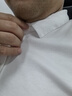 杉杉【100支液氨純棉】短袖POLO衫男夏季高端免燙翻領(lǐng)T恤 白色  2XL 曬單實(shí)拍圖