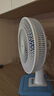 美的（Midea）臺(tái)式電風(fēng)扇七葉柔風(fēng)輕音臥室宿舍廣角遠(yuǎn)距交流定頻臺(tái)扇辦公室桌面節(jié)能省電搖頭小型電扇 FGAU40D 曬單實(shí)拍圖