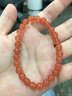 金石靈天然保山南紅瑪瑙手串冰種柿子紅本命年手鏈男女款七夕情人節禮物 保山冰種南紅手串6-7mm 曬單實(shí)拍圖