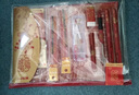 晨光（M&G）聯(lián)名故宮文化初高中學(xué)生專用透明考試套裝考場(chǎng)專用套裝 中性筆/涂卡筆/替芯/橡皮 金榜題名 8件套 曬單實(shí)拍圖