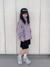 巴布豆女童裙褲2025夏季新款兒童涼感速干運動(dòng)服中大童網(wǎng)球甜美風(fēng)童裝 黑 愛(ài)小麗硅膠印XS_Q1 160 曬單實(shí)拍圖