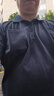 爸爸男短袖t恤中年男士半袖40-50歲純棉上衣服有口袋中老年人夏裝 翻領(lǐng)藏青+翻領(lǐng)麻灰（兩件裝） 3XL 170-190斤 曬單實(shí)拍圖