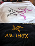 始祖鳥(niǎo)（ARC'TERYX）Arc'Word Logo Shirt SS 男子鳥(niǎo)標(biāo)純棉透氣圓領(lǐng)上衣短袖T恤 X7991 Black II/金標(biāo)黑色 S （60kg-70kg）尺碼偏大 曬單實(shí)拍圖