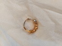 大撿漏正品24純真沙金耳環(huán)女氣質滿天星素圈耳圈黃金色高檔耳墜 旺夫*招財*幸運耳環(huán)3.518克[僅 曬單實拍圖