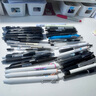 派通（Pentel）BLN105按動黑色中性筆高顏值0.5mm簽字筆商務(wù)學(xué)生速干水筆水性筆文具 黑色5支裝 曬單實(shí)拍圖