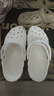 卡駱馳（crocs）經(jīng)典榴蓮Clog男女一腳蹬沙灘鞋 CR209563-100  39 （39-40）  曬單實(shí)拍圖