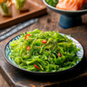 云山半海藻沙拉開(kāi)袋即食裙帶菜酸甜海草海帶絲日式壽司涼拌菜小包裝沙律 芥末海藻沙拉180g*5 曬單實(shí)拍圖