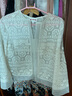 EP雅瑩女裝 國風(fēng)重工白色蕾絲刺繡廓形短外套 2025夏季新款1289B 白色 2XL 曬單實拍圖
