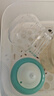 CKBEBE寶寶喂水新生嬰兒奶瓶玻璃寬口徑喝水帶勺子迷你小號初生0-6個(gè)月 果綠色120ml無(wú) 曬單實(shí)拍圖