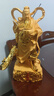 九龍關(guān)公像擺件家用供奉神像武財神關(guān)羽客廳關(guān)二爺佛像財神爺開(kāi)業(yè) 沙金色中號高40 曬單實(shí)拍圖