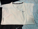 耐克NIKE男 運(yùn)動背心 圓領(lǐng)無袖 柔軟舒適 DV9322-100 白M 曬單實(shí)拍圖