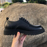 康龍男鞋2025新款夏季真皮英倫風(fēng)大頭厚底男士商務(wù)皮鞋休閑工裝鞋 黑色 43 曬單實(shí)拍圖