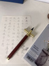 洽苒德國品牌鋼筆式毛筆可換墨囊書法專用初學(xué)者狼毫軟頭軟筆小楷毛筆式鋼筆科學(xué)軟筆式小毛筆筆墨水 酸枝木鋼筆式毛筆（單支） 送墨囊50支 小楷 曬單實(shí)拍圖