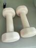 Keep 彩色浸塑啞鈴 男女家用家庭健身肌肉塑形手臂輕重量櫻粉 1kg*2 曬單實(shí)拍圖