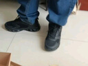 駱駝（CAMEL）父親節(jié)禮物網(wǎng)面透氣輕量健步運動男鞋 K14B60L8015 黑色 39 曬單實拍圖