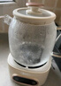 美的（Midea）花漾0膠水全玻璃全自動養(yǎng)生壺 辦公室多功能煮茶壺 燒水壺恒溫電熱水壺煮茶器花茶壺1L YS10B101 曬單實(shí)拍圖