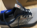 美津濃（MIZUNO）進(jìn)階回彈緩震跑步鞋ASTRO PLUS II 03/平菇灰/深影藍(lán)/鐵青灰42 曬單實(shí)拍圖