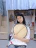 BIBK德國(guó)古風(fēng)老式蒲扇夏家用手工編制腰扇中國(guó)古風(fēng)大芭蕉扇兒童耐用扇 蒲扇-大號(hào)紅-【精致包邊】 曬單實(shí)拍圖