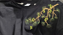 卡圖弛重磅刺繡短袖男夏季潮牌美式高街寬松半袖休閑痞帥百搭復(fù)古上衣服 黑色 XL 曬單實拍圖