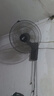駱駝壁扇掛壁輕音風扇遙控智能電風扇家用墻壁式強力工業(yè)搖頭風扇 特價黑色16寸壁扇【機械款--塑葉】 曬單實拍圖