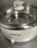 愛德4L~5L分體式家用電火鍋304不銹鋼內(nèi)膽2-4-6人多功能電熱鍋電煮鍋316不銹鋼 304鋼款白色4L 曬單實(shí)拍圖