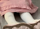 尼多熊打底褲女童夏季兒童連褲襪寶寶長筒襪夏季網(wǎng)眼寶寶襪子白色 曬單實拍圖