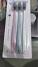 名創(chuàng)優(yōu)品（MINISO） 細毛軟毛柔絲潔齒 護齦牙刷套裝 深度清潔牙齒 三面清潔牙刷 極簡護齦瓷感牙刷-備長炭 3支 曬單實拍圖