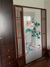 聚沁源蘇繡刺繡屏風(fēng)隔斷客廳新中式實(shí)木玄關(guān)雙面刺繡家用進(jìn)門正對入 胡桃木+雙面蘇繡160x180cm 曬單實(shí)拍圖