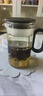 蘇泊爾（SUPOR）磁吸飄逸杯過濾泡茶壺全玻璃耐高溫一鍵茶水分離神器非按壓國補(bǔ) 茶杯*2+飄逸杯550ml 曬單實(shí)拍圖