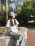 直筒天絲牛仔褲女春夏2025新款薄款寬松顯瘦松緊腰冰絲拖地闊腿褲 復(fù)古藍-常規(guī)款 XL 曬單實拍圖