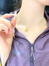 中國黃金馬上有錢(qián)黃金項鏈女款足金吊墜高端生日禮物送老婆女友2025新款 足金吊墜+約1.40g足金鏈+贈摯愛(ài)玫瑰禮盒-1.35 曬單實(shí)拍圖